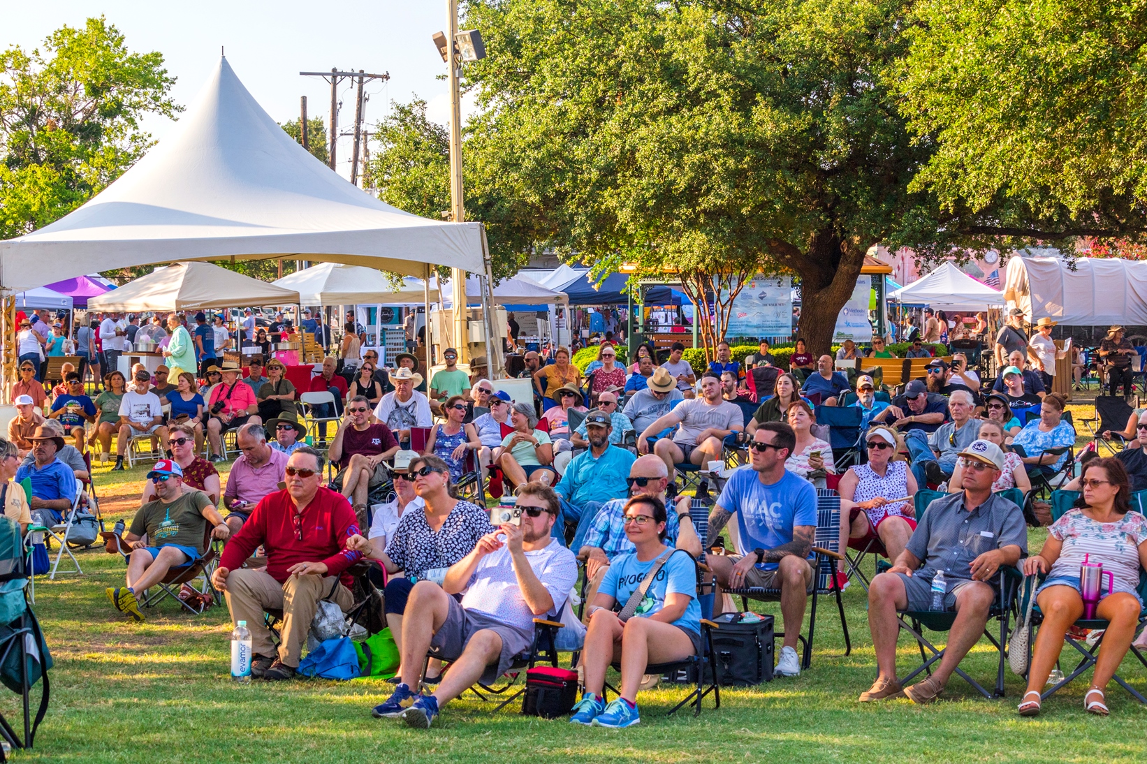 A great crowd at Wylie Jubilee 2024. ©Nate Dalzell