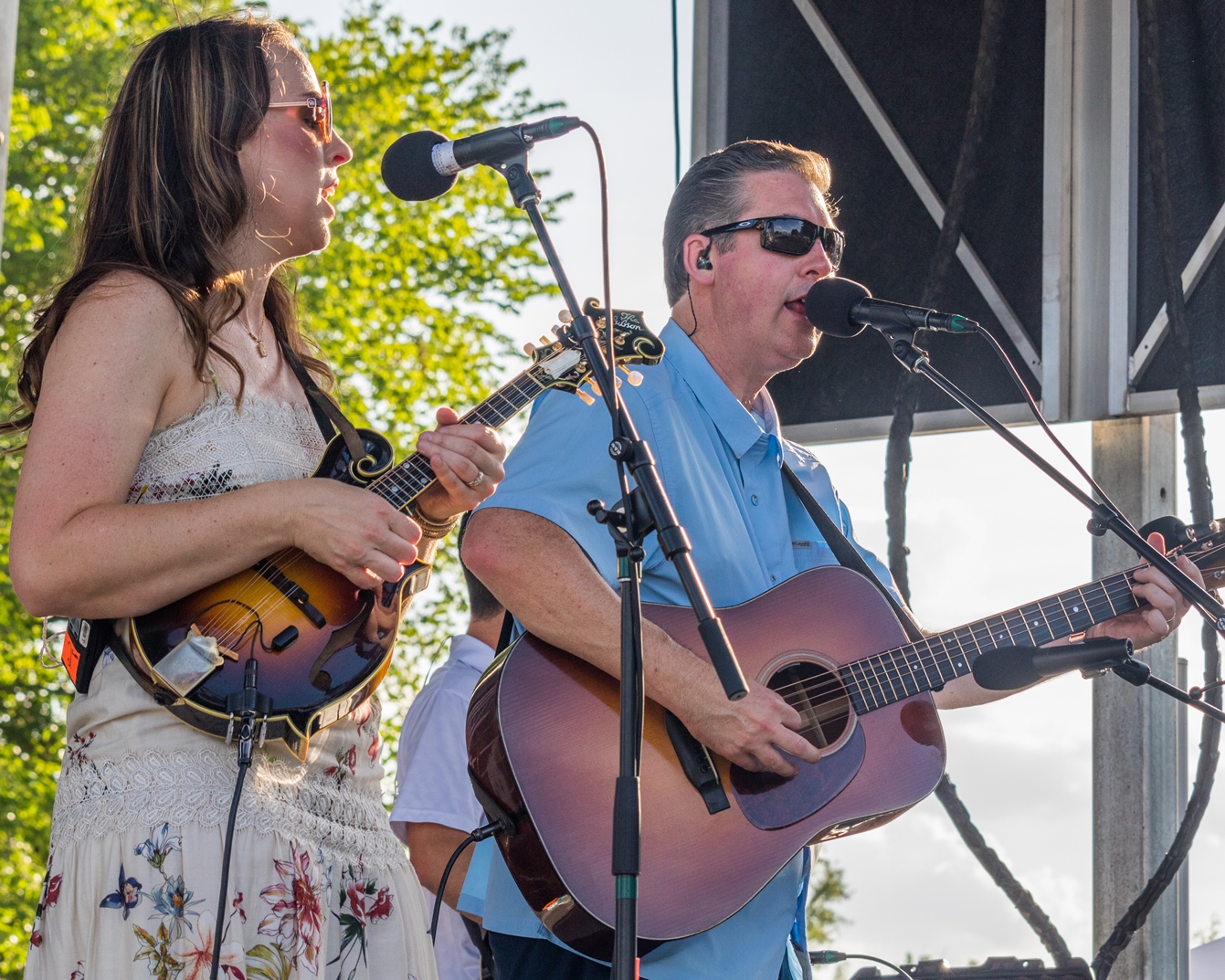 Darin & Brooke Aldridge Band at Wylie Jubilee 2024. ©Nate Dalzell
