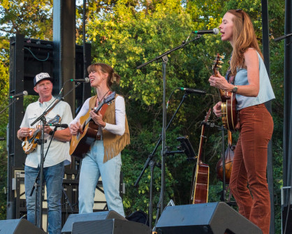 Purple Hulls (with Banjo Ben Clark) at Bloomin Bluegrass 2024 (by Nate Dalzell)