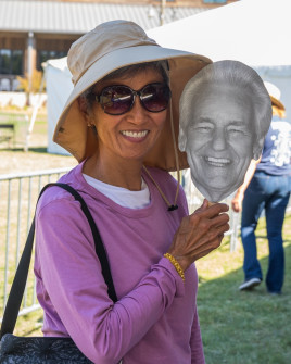 A Del Fan at Bloomin Bluegrass 2024 (by Nate Dalzell)
