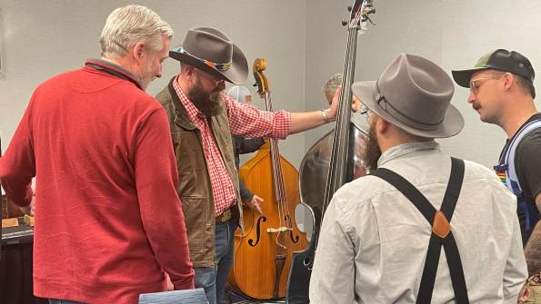 Alan Tompkins and Jasper Lorentzen at Great American Vintage BassFest 2024