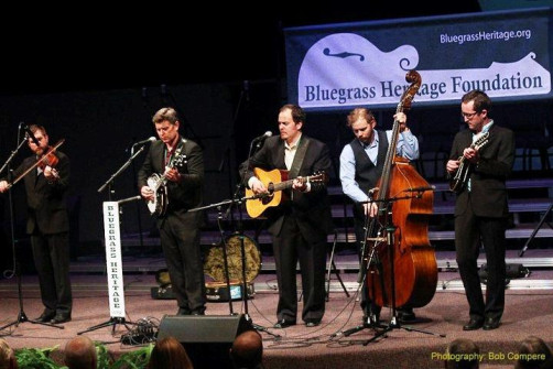 The Gibson Brothers onstage at Bluegrass Winterjam, Feb. 19, 2011. Photo by Bob Compere.