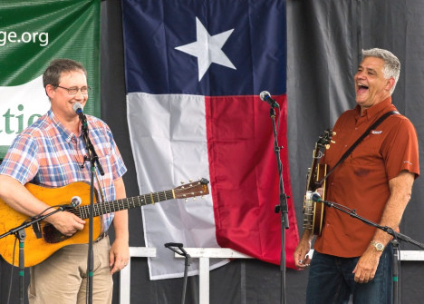 John R. Bowman & Steve Huber at Wylie Jubilee 2019. ©Nate Dalzell