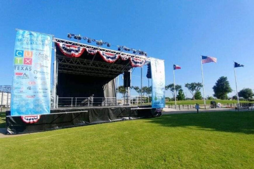 Stage set for Wylie Jubilee 2019! ©Jeremy Meier