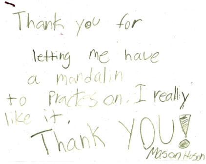 Thanks from Mason (2019)