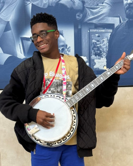 Chris T, Camp Bluegrass scholarship (July 2024)