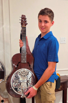 Joseph B is excited to learn dobro! (Oct 2025)