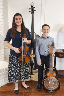 Sarah and Michael - building the family band! Apr 2026