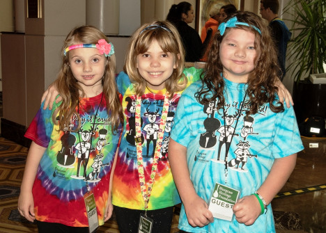 The Twinkle Fiddle Girls at Bloomin' 2018 (photo by Perry Callahan)