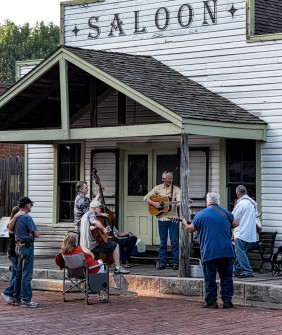 Jammers at Dallas Heritage Village Front Porch Showdown, May 2014. Courtesy John Jehman.