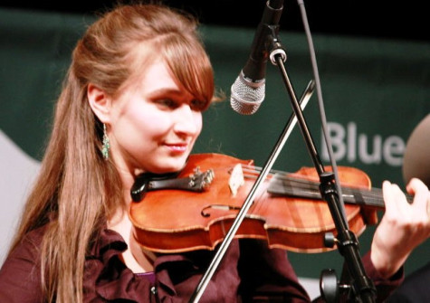 The Quebe Sisters Band at Bluegrass Heritage Festival 2010.  Photo courtesy Cole Flikkema.