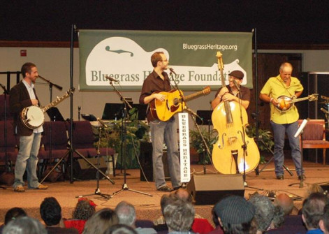 Josh Williams Band onstage at Bluegrass Heritage Festival 2009 (9-19-09)