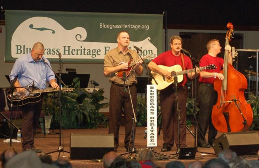 Nickelville Road onstage at Bluegrass Heritage Festival 2009 (9-19-09)