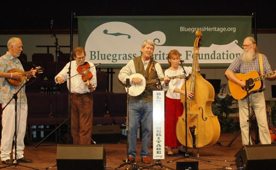 Salt Rock Rounders onstage at Bluegrass Heritage Festival 2009 (9-19-09)