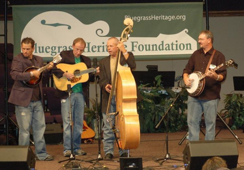 Clear River onstage at Bluegrass Heritage Festival 2009 9-19-09