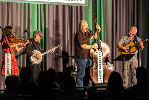 Downtown String Band at Bluegrass Heritage Festival 2022 (by Nate Dalzell)