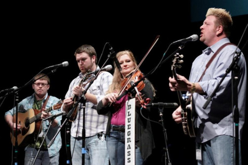 Kati Penn & New Town at Bluegrass Heritage Festival 2013.  Photo courtesy of Bob Compere.