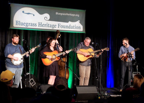 Kenny & Amanda Smith Band at Bluegrass Heritage Festival 2024 (by Alan Tompkins)