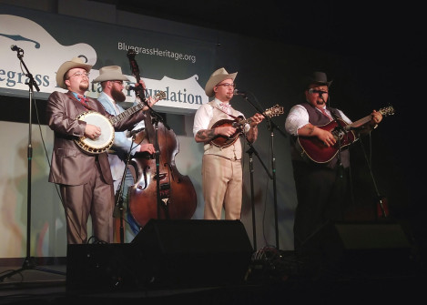 Po' Ramblin' Boys at Bluegrass Heritage Festival 2019.  Photo by Alan Tompkins.