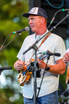 Banjo Ben Clark at Bloomin Bluegrass 2024 (by Randy Watkins)