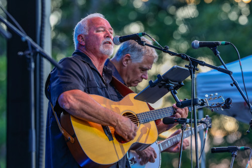 Mike Jump of Texas & Tennessee at Bloomin Bluegrass 2024 (by Randy Watkins)