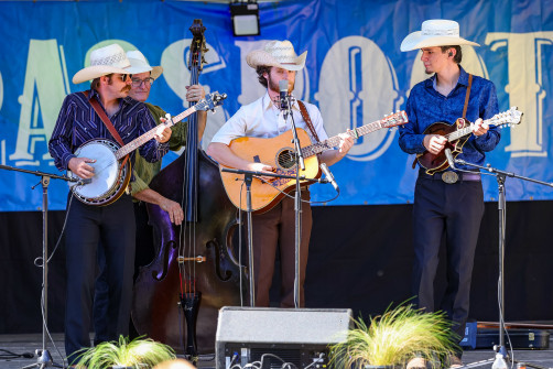 Riley Gilbreath & Lone Star Blue at Bloomin Bluegrass 2024 (by Randy Watkins)