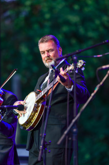 Rob McCoury at Bloomin Bluegrass 2024 (by Randy Watkins)
