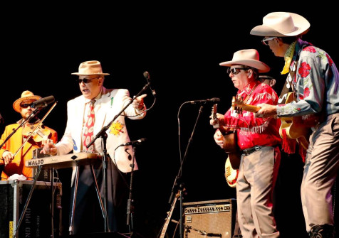 Red Knuckolls & The Trailblazers at Bloomin' Bluegrass Festival 2015. Photo by Nathaniel Dalzell.
