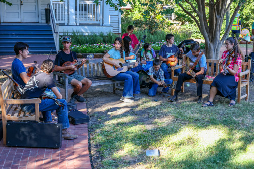 Jammers at Bloomin Bluegrass 2024 (by Randy Watkins)