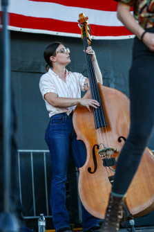Grace Davis at Bloomin Bluegrass 2024 (by Randy Watkins)
