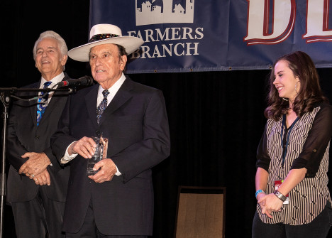 Bobby Osborne Star Award presentation (photo by Perry Callahan)