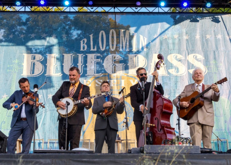 Del McCoury Band at Bloomin' 2022 (Nate Dalzell)