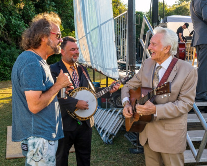 Del, Dan & Rob at Bloomin' 2022 (Nate Dalzell)