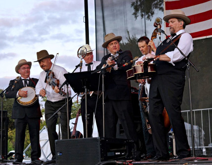 Earls of Leicester at Bloomin' Bluegrass Festival 2016. Photo by Bob Compere.