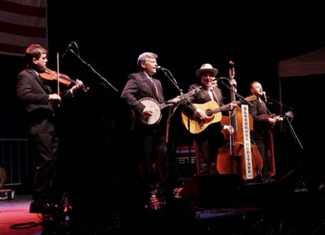 Gibson Brothers at Bloomin' Bluegrass Festival 2016. Photo by Bob Compere.