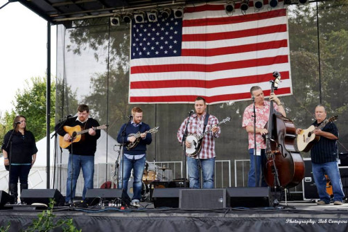 The Herrins at Bloomin' Bluegrass Festival 2015. Photo by Bob Compere