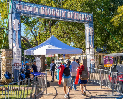 Front gate at Bloomin' 2023 (Nate Dalzell)
