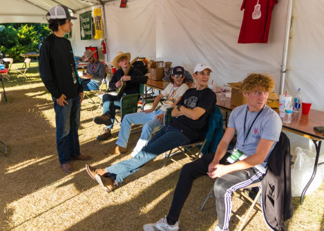 Volunteer work at Bloomin' 2021 (Nate Dalzell)