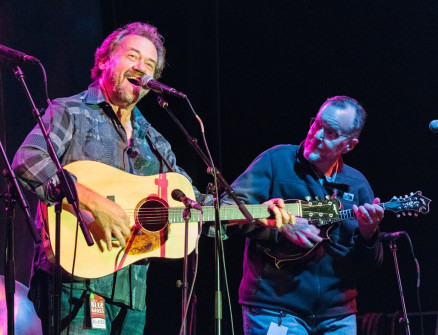 Dan Tyminski and Adam Steffey at Bloomin' 2021 (Nate Dalzell)