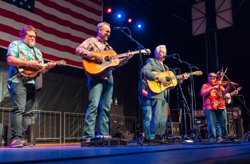 Michael Cleveland & Del McCoury at Bloomin Bluegrass 2024 (by Nate Dalzell)