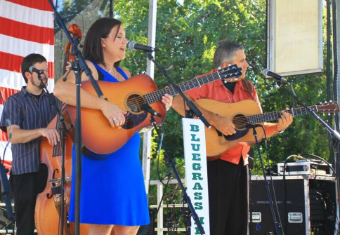 The Kenny & Amanda Smith Band at Bloomin' Bluegrass 2011. Photo courtesy of Derrick Birdsall.