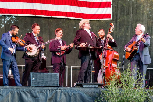 Jerry Douglas with Del McCoury Band (Oct 2017)(photo by Nate Dalzell)
