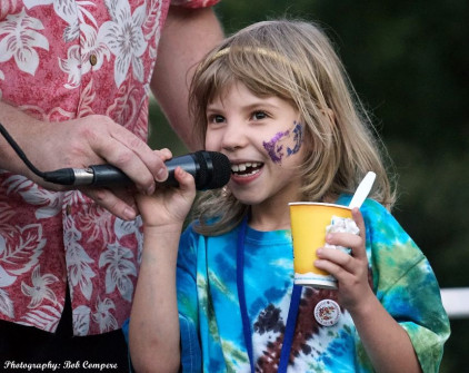 Jessica Tompkins at Bloomin' Bluegrass Festival 2016. Photo by Bob Compere.