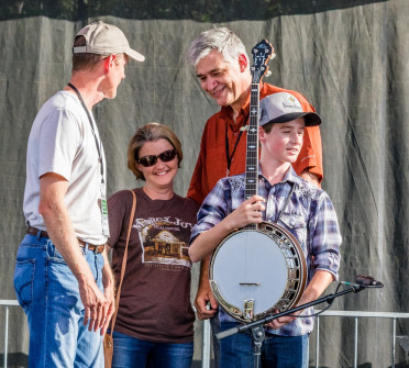 Riley Gilbreath Banjo Presentation (Oct 2017)(photo by Nate Dalzell)