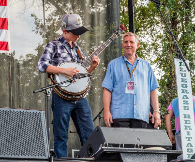 Riley Gilbreath Banjo Presentation (Oct 2017)(photo by Nate Dalzell)