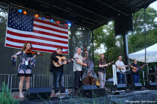 The Herrins at Bloomin' Bluegrass Festival 2016. Photo by Bob Compere.