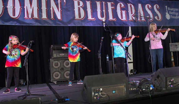The Twinkle Fiddle Girls at Bloomin' Bluegrass 2018