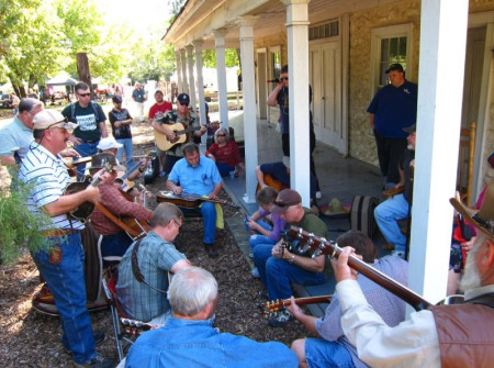 Jamming at Bloomin' Bluegrass 2010. Photo courtesy of Derrick Birdsall.