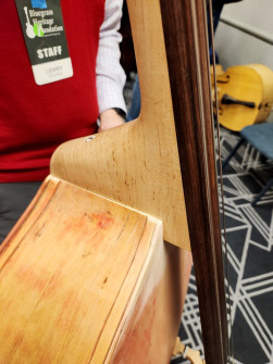 1958 Am Std removable neck project (in progress) at BassFest 2025 (© Alan Tompkins)