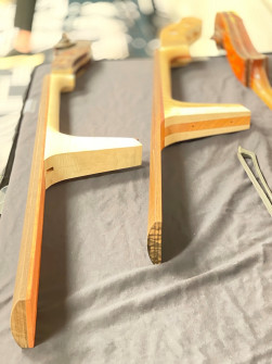 Condino bass necks at Great American Vintage BassFest 2024.